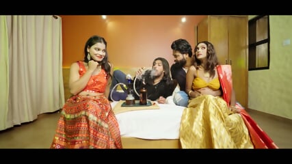 Indian Hot Foursome Sex On Friend Birthday - HD - 51:11 video - from Eporner