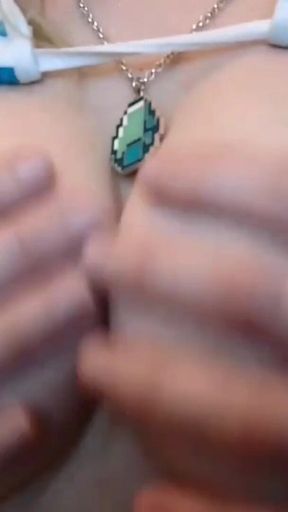 Massaging My Natural Tits With Lotion on Webcam - Marissa Sweet   Clip 2 - HD - 0:30 video - from xHamster