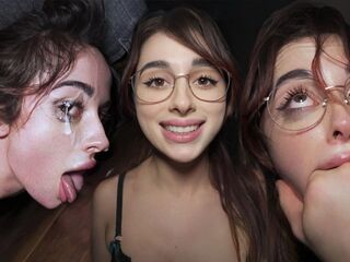 Daddys Floor Licking Floozy - That babe Made Him Cum in Her Eyes - HD - 11:12 video - from Lesbian8