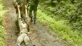 Japanese Soldier Girl Captured Ravaged by Ruthless Paramilitary Unit - 13:34 video - from JapaneseMatures
