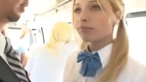 Yellow Fever Bus Stop Blowout: Teacher's Pet Gets Creamed - 33:28 video - from AbJav