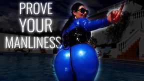 Latex Orgasm Control JOI POV: Prove you’re man Enough Remastered with Matriarch Ezada Sinn - HD - 8:49 video - featuring Ezada Sinn - from LoyalFans