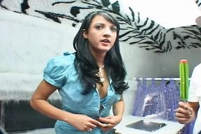 Brunette Teen Beauty Deena Daniels Gives Him Head and Enjoys a Big Cock - SD - 32:31 video - from xHamster