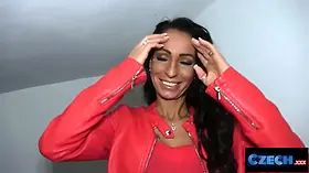 Czechxxx - veritable czech milf stretches her feet for a stranger big giant dick - HD - 7:56 video - from Sexu