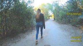 Fucking In The Woods Instead Of Hiking - HD - 38:00 video - featuring Amber Moore - from AEBN