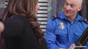 Hostel security guard takes on curvy Latinas in upskirt roleplay - 3:09 video - featuring Kira Noir - from EbonyPlayz