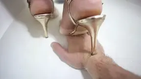 Step on the helpless man's hands as he lies on a bathtub - SD - 9:06 video - from BondageLuv