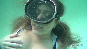 Carmen Valentina Underwater Slut - HD - 12:25 video - featuring Amber Lynn Bach - from FapHouse