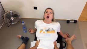 Neighbors Busty Wife Fucked in the Gym Room with Long Dick - 4K - 8:12 video - from xHamster