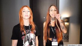 French teen Barbi Kush and Red Firesquirt find a man's hidden cock in an FFM threesome - 43:10 video - featuring Barbi Kush - from ExtremeWhores