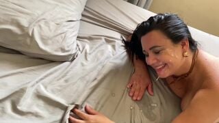 Hot stepmother wakes up stepson with a blowjob to fuck his ass and cum on his face - HD - 30:37 video - from EpicGFs