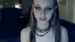 This goth redhead teen babe looks like an elf princess - 6:56 video - from MyLust
