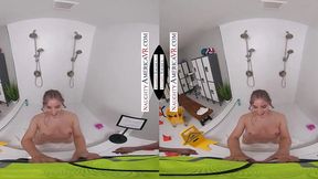 Hot Shower Surprise for the Maintenance Man - HD - 12:47 video - featuring Bobbie Lavender - from Slutr