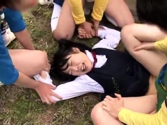 Idyll Japanese outdoor mixed bathing group foreplay - SD - 21:50 video - from VipTube