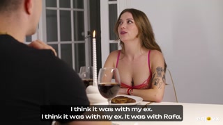 Agatha Shayk Swallows a Massive Cock to Pay for Dinner - HD - 7:35 video - from Pornfact