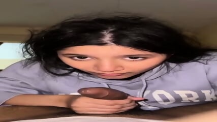 horny desi girlfriend giving blowjob - 2:54 video - from Eporner