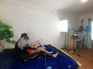 Backstage of pretty lesbian fetish girls doing sex video. Positive Femdom, sex play, latex leather - HD - 13:46 video - from Pornfact