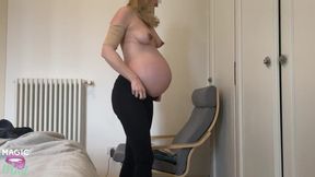 9WEEKS PREGNANT TEEN SEDUCES HER BOY WITH A BELLY DANCE - MAGICMINTCOUPLE - 15:11 video - from MilfXL