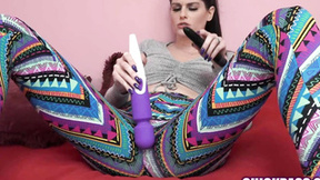 ”ChickPass - Brunette MOMMY Aria Khaide masturbates in her torn yoga pants” - HD - 3:05 video - featuring Aria Khaide - from IFuckedYourGF