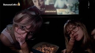 Risky Sex and Blowjob at the Movie theater - HD - 10:14 video - from EpicGFs