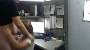 Slutty office white trash bitch gets ready for some quickie with my buddy - SD - 3:17 video - from MyLust
