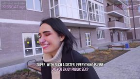 Risky anal sex with facial cum walk - agent pickup Russian student to street fuck / Kiss Cat - 21:11 video - from FapHouse