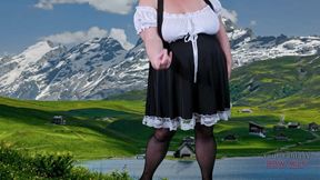 Frau Big Tits in the Alps for Oktoberfest - Mature BBW Celebrating by Flashing Her Huge Tits and Ass - HD - 6:14 video - from FapHouse