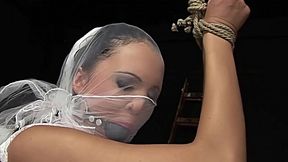 Bride's ordeal is with painful bondage, and painful sex  Introducing: Regina Moon - SD - 57:33 video - from W4NKR