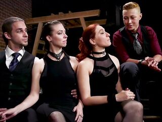 Sadomasochism Lesbian Babes Public Fuck Machine (Aiden Starr) - HD - 76:34 video - from FreePorn8