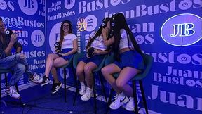 Sex class and lesbian threesome with powerful squirt with Alanna, Emma and Anna - Juan Bustos Podcast - HD - 20:11 video - from XVideos