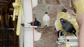 PATHETIC PISS-DRINKER TOP Medical Play HEAVY RUBBER PART 2 - HD - 25:48 video - from Clips4sale