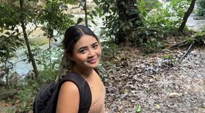 Stepsister Rides My Cock in a River in the Colombian Jungle - HD - 9:45 video - from FapHouse