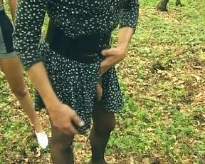 Blonde German reporter having BDSM fun in the woods - SD - 28:18 video - from xHamster