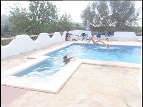 Hot MILFs in swimming pool - 16:17 video - featuring Krystal De Boor - from FapHouse