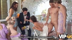 Public bride anal creampieng on a ceremony while groom was watching - 4K - 17:08 video - from XGroovy