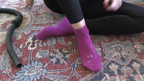 First, the Socks Are Vacuumed, Then Scrubbed, and Then Covered in Cum, POV, JOI, Lady Victoria Valente - HD - 8:19 video - from xHamster