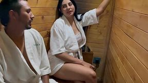 Cheat on my husband in the Turkish bath because he betrayed me - HD - 15:25 video - featuring Melany Latina - from XGroovy