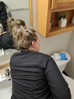 Sneaky Sex with Horny Wife in the Bathroom After Party - SD - 5:30 video - from FapHouse