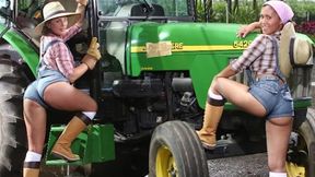 Hot - Big Booty Farmin' Throwback mit Isabel Ice & Jordan Ashley - HD - 12:00 video - featuring Ashley Jordan - from Vidzx