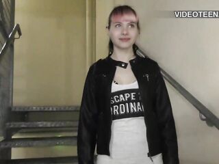 cute eighteen years Luna does her 1st porn casting - HD - 11:50 video - from BigTitsLust