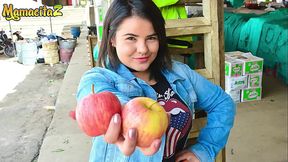 CARNE DEL MERCADO - (Xiomara Soto &amp_ Pedro Nel) Cute BBW Teen Latina Homemade Cock Riding With A Stranger - HD - 14:01 video - featuring Xiomara Soto - from XVideos
