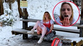 Whore on the mountain! Now they're already fucking on the hiking trail! There is no sin on this mountain pasture! - HD - 9:38 video - from xHamster