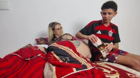 Stepson Fucking Stepmom, Her Husband Looking Horny Upon Seeing - HD - 16:01 video - from xHamster