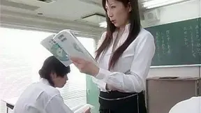 Daring Japanese Teacher Gives Mind-Blowing Blowjob Scene - SD - 18:18 video - from POVJP