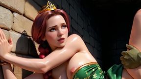 Shrek with a Huge Dick Just Fucks Fiona in All the Cracks in the Castle and in the Swamp - HD - 8:12 video - from xHamster