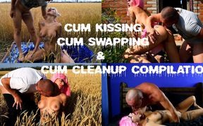 Best Cum Kissing & Cum Swapping Compilation, Cum Cleanup, Cum on Tits & Ass, Cum Licking 6 - 5:37 video - from FapHouse