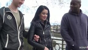 Busty Teen Babe Begs Stranger with Big Black Dick to Rail Her Ass while Pussy Boyfriend Watches - HD - 16:04 video - from Jizzberry