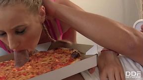 Delicious Pizza Topping - Delivery Girl Wants Cum in Mouth - HD - 15:26 video - from XVideos