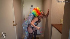 Gibby's Clown Crew plows Kourtney Chase at Rio in Las Vegas - 5:00 video - from BabeHump
