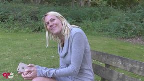 Horny Slut in the Park Recognized and Squirted All Over!! - HD - 11:00 video - from FapHouse